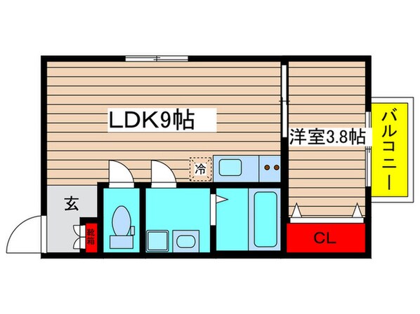 BELLE ROSE港北の物件間取画像